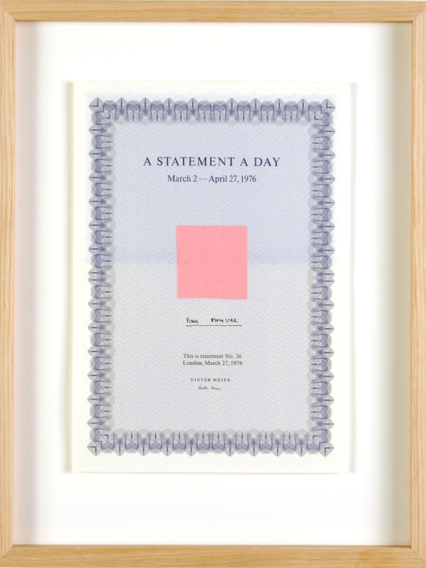 A Statement a Day, London, March 27